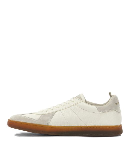 Officine Creative White Militia Low-Top Sneakers for men