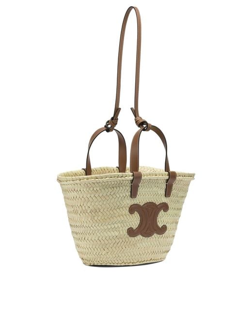 Céline Natural "Teen Classic Panier" Small Handbag