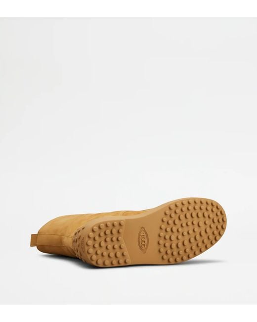 Tod's Brown Gommino Ankle Boots