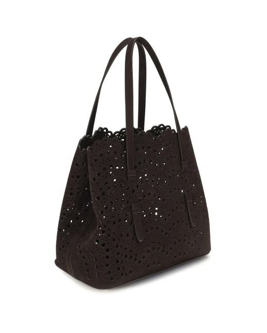 Alaïa Black Alaïa Mina Medium Handbag