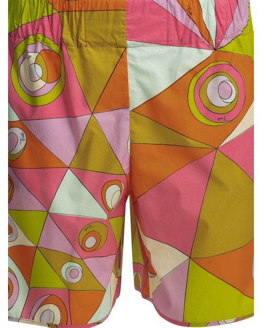 Emilio Pucci Multicolor "Angoli" Short