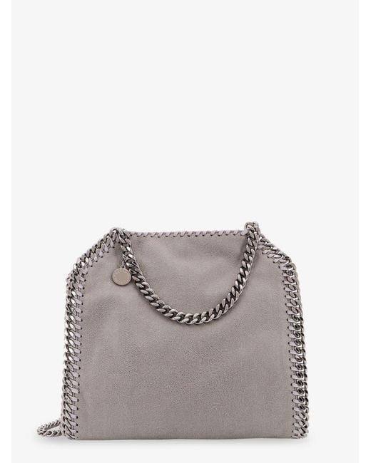 Stella McCartney Gray Falabella Eco Shaggy Dear Crossbody Bag