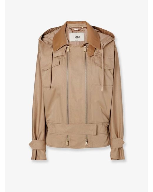 Fendi Natural Cotton Jacket