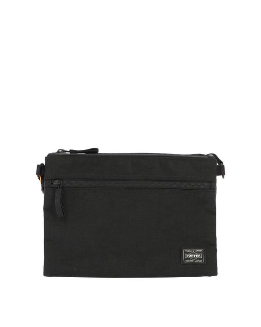 PORTER-YOSHIDA & CO Black "Hybrid" Small Crossbody Bag for men