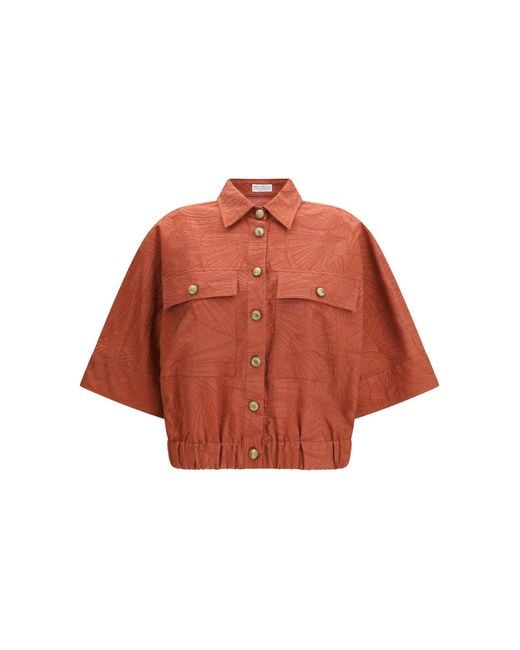 Women's Orange Sun River Shirt