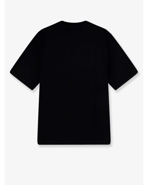 Bottega Veneta Black Compact Cotton T-Shirt for men