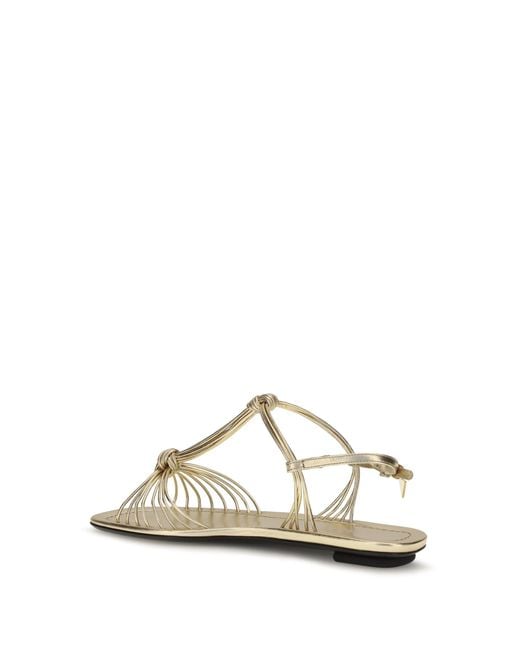 Prada White Sandals Mordoré Nappa