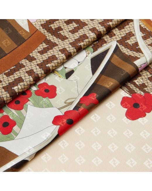 Fendi Natural Gardening" Foulard