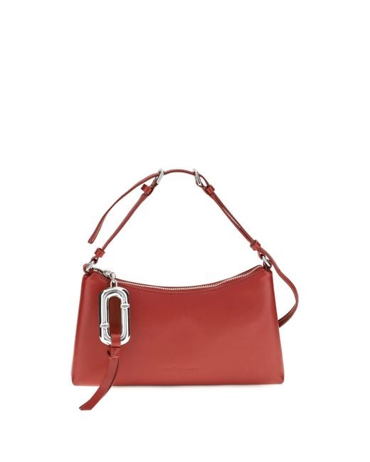 Marc Jacobs Red Mini Scene Leather Shoulder Bag Crimson