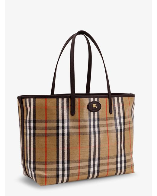 Burberry White Highlands Coated Canvas Shoulder Bag