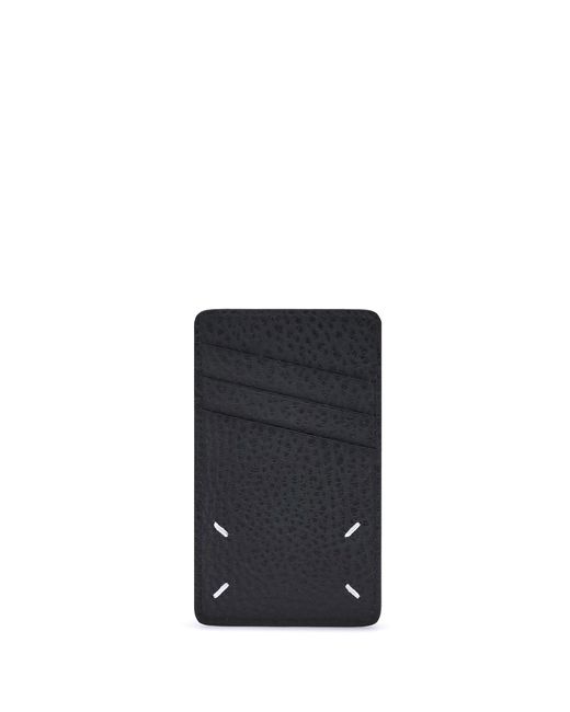 Margiela Black Vertical Card Holder for men