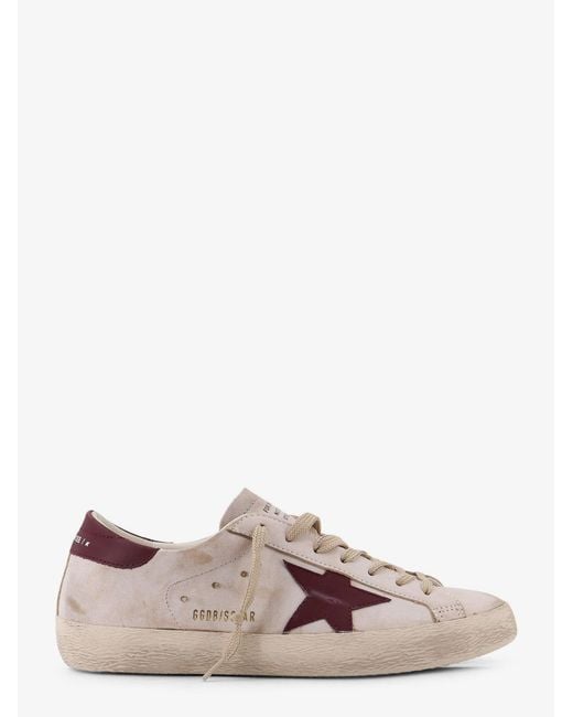Men's Pink Trainers Pelle