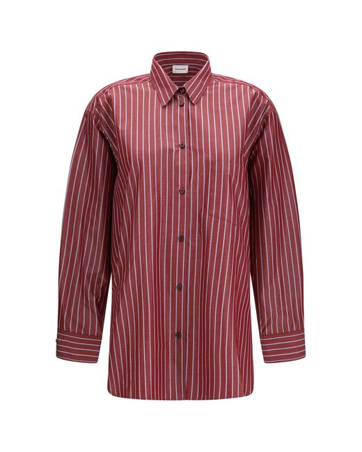 ANDAMANE Red New Georgiana Oversized Shirt