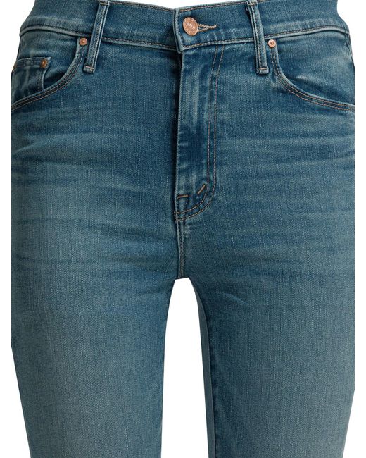 Mother Blue "Ride Hard Live Louder" Jeans
