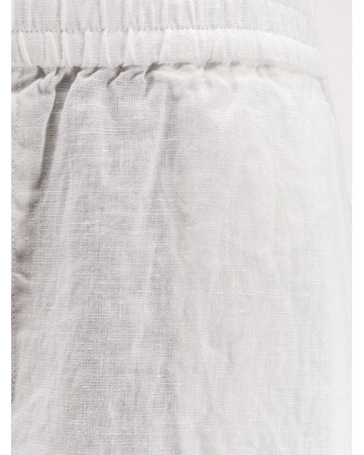 Closed White Linen Trousers