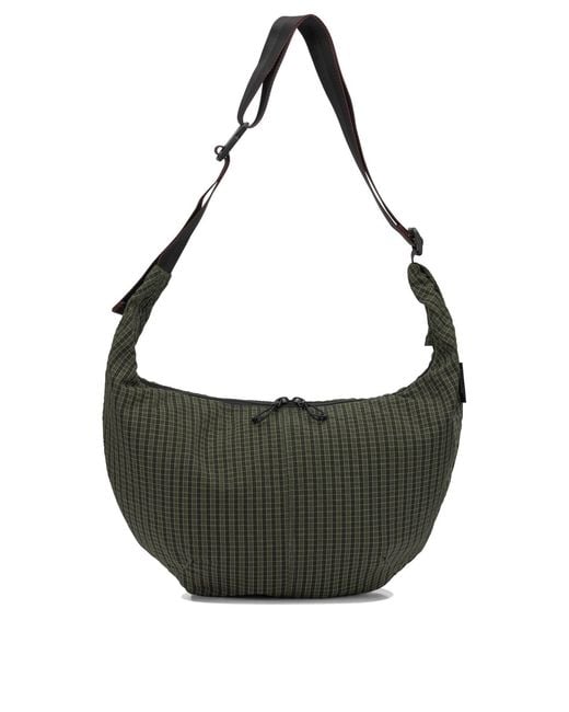 Comme des Garçons Metallic "Grid Check" Large Shoulder Bag for men