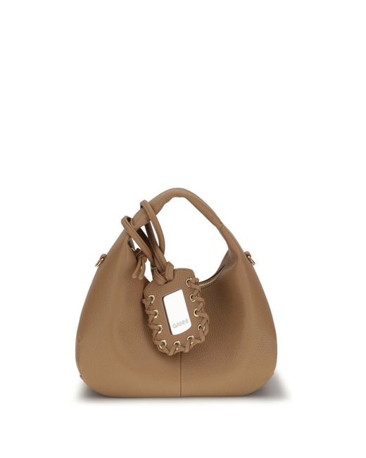 Ganni Multicolor Hobo Handbag