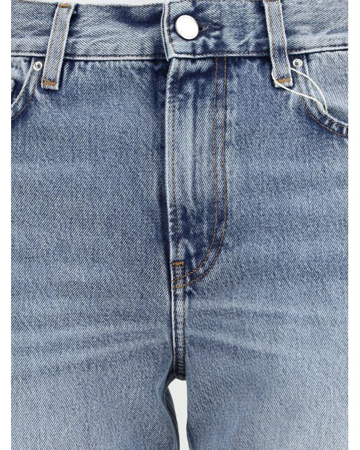 Totême Blue Cotton Denim Jeans
