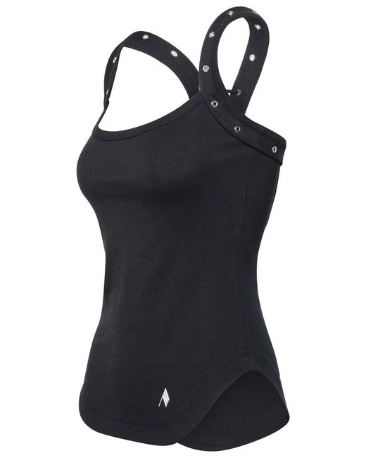 The Attico Black Cotton Top