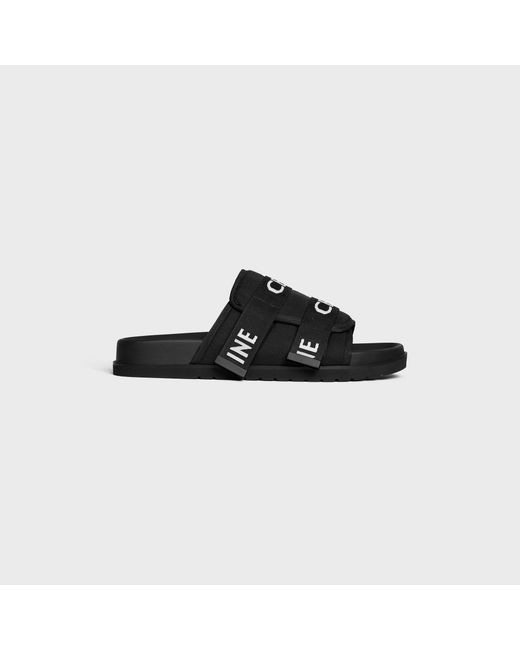 Céline Black Pitea" Sandals