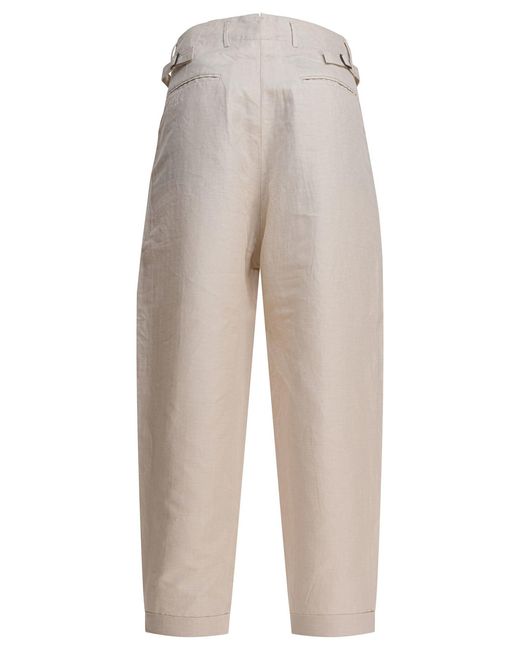 Kapital Natural Linen And Cotton Trousers for men