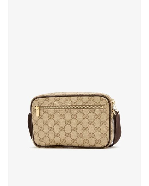 Gucci Black Small Gg Crossbody Bag for men
