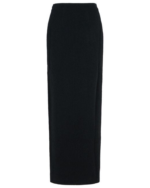 Alessandra Rich Black Long Skirt