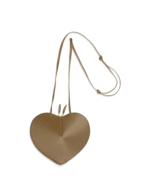 Alaïa Metallic Alaïa Cœur Bimaterial Shoulder Bag