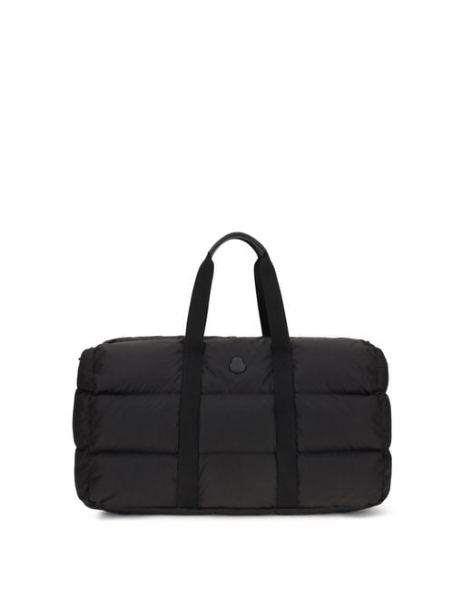 Moncler Black Caradoc Duffle Weekend Bag for men
