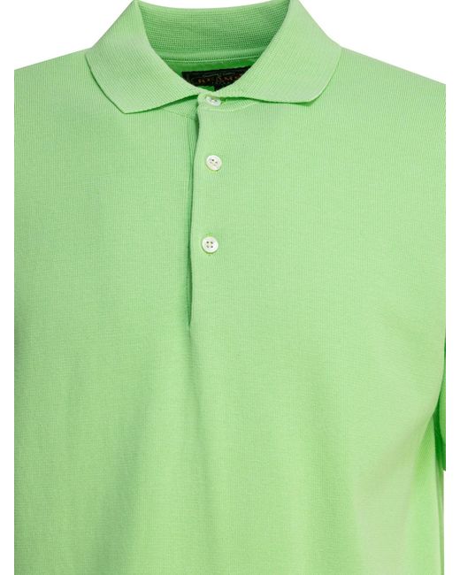 Beams Plus Green 12G Polo Shirts for men