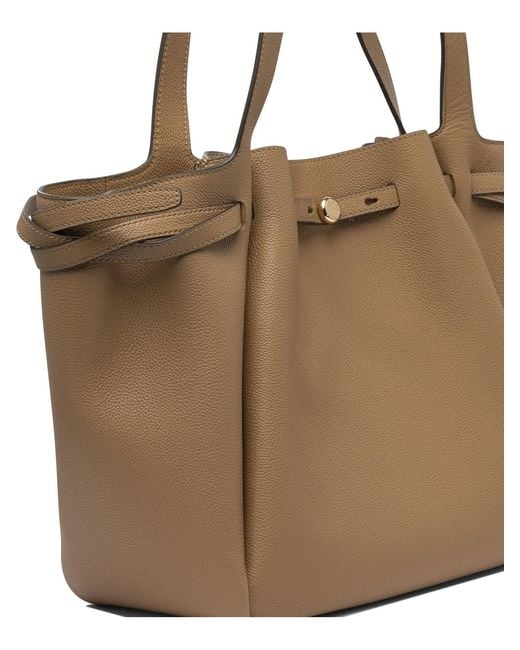 Tory Burch Natural Cow Leather Shoulder Bags