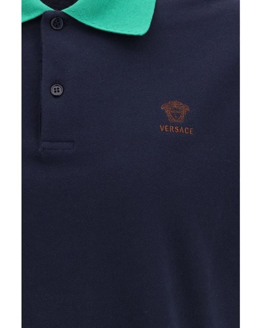 Versace Blue Polo for men