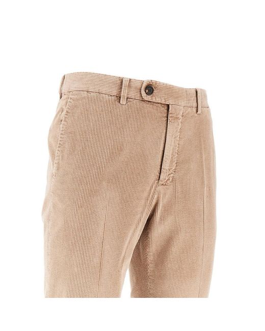 Incotex Natural 'Pattern' Corduroy Pants for men