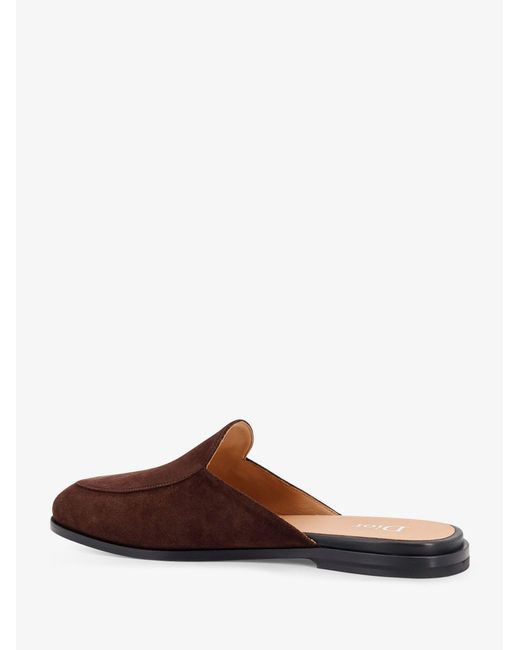 Dior Brown Dior Antibes Suede Mules Sandals for men