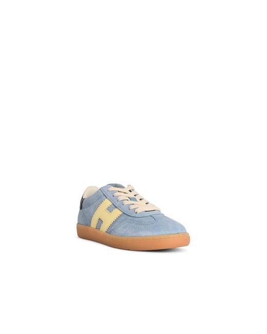 Hogan Blue 'Cool' Light Suede Sneakers