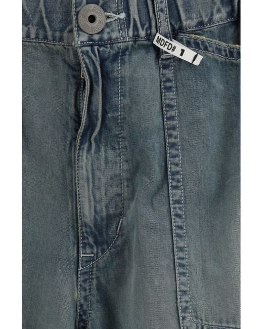 Maison Mihara Yasuhiro Blue Light Denim Wide Pants