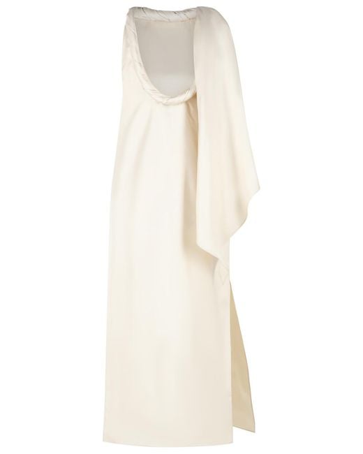 Loulou de Saison White 'Susan' Silk Dress