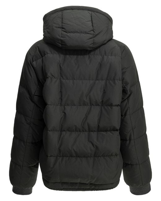 Brunello Cucinelli Black Taffeta Short Down Jacket