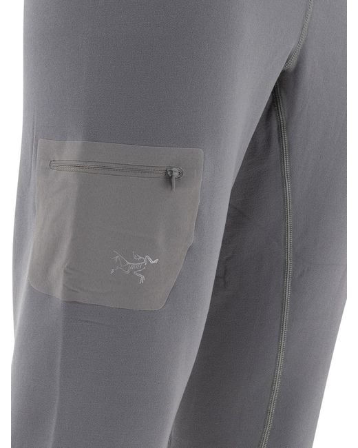 Arc'teryx Gray "Rho Heavyweight" Trousers for men