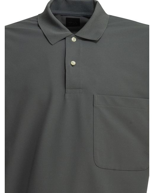 DAIWA PIER 39 Gray Tech Button-Down Polo Shirt for men