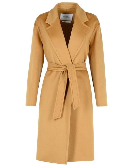 Max Mara Natural 'Melinda' Cashmere Coat