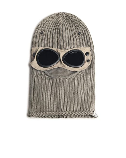 C P Company Gray Balacava 'Goggle' for men