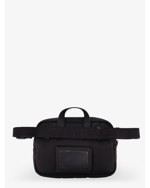 Moncler Black Nylon Belt Bag With Embossed Logo