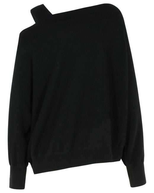 Colorush Black 'Margot' Cashmere Sweater