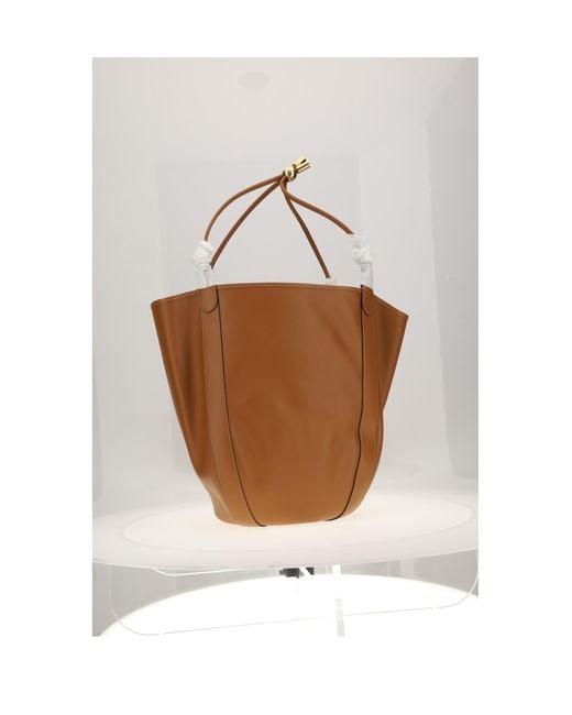 Céline White Large Drop Bucket