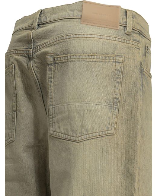 Our Legacy Green Wolfpack Wash Straight-Leg Jeans for men