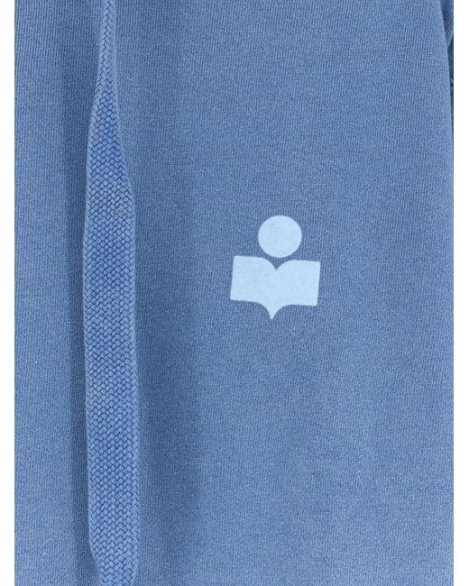 Isabel Marant Blue Salmy Recycled Material Sweatshirt