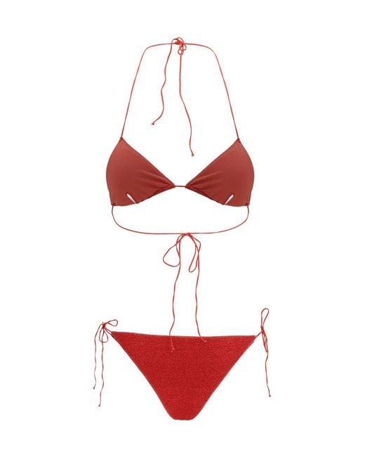 Oseree Red Lumière Bikini Coral