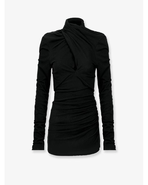 Entire studios Black Grés Stretch Cotton Top