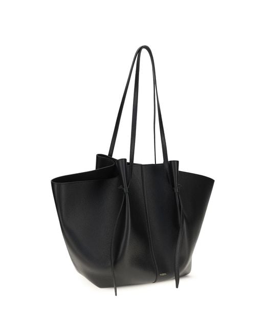 Yuzefi Black Shoulder Bag Mochi Leather